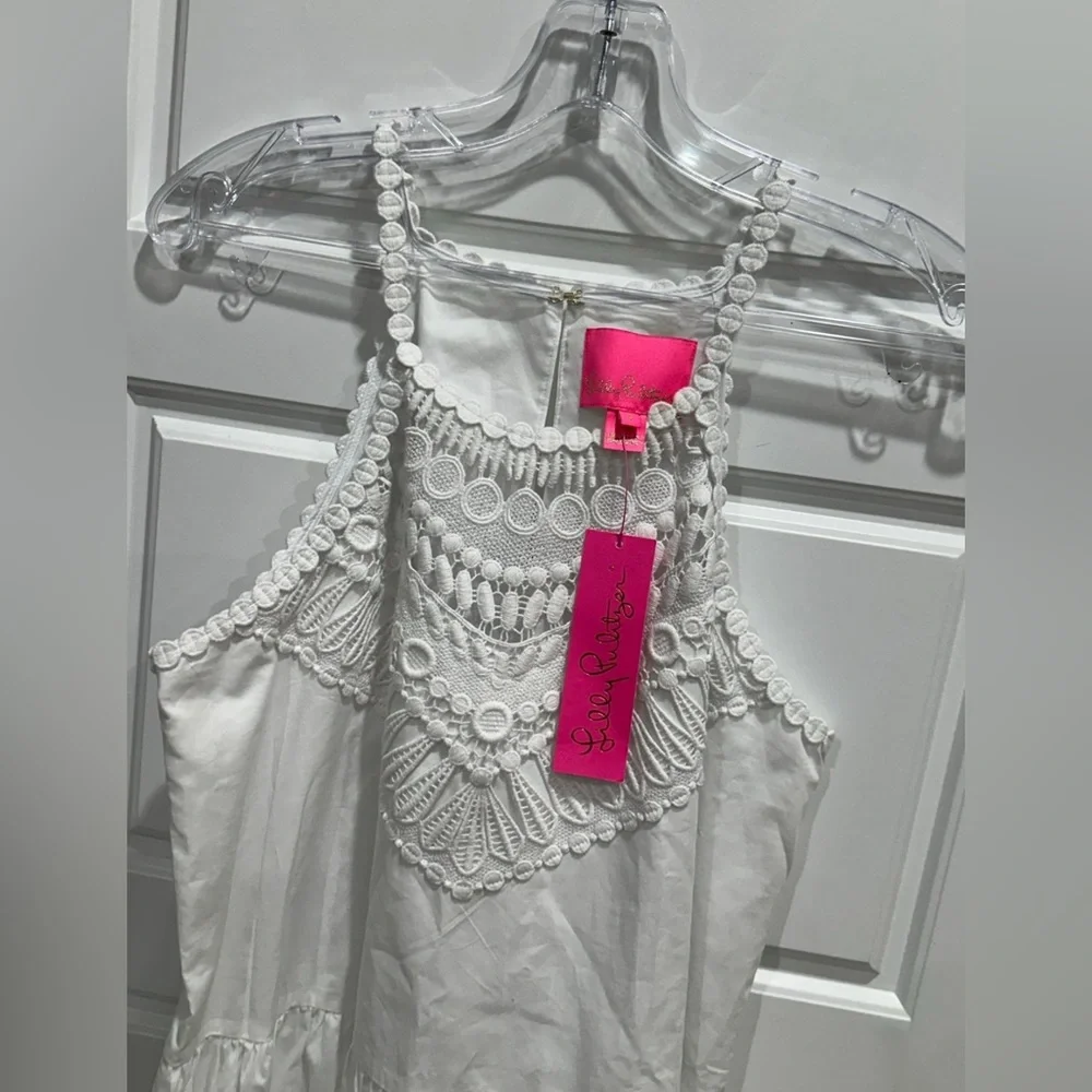Lilly Pulitzer Britt Cotton Halter Dress NEW Size Small - Picture 5 of 8